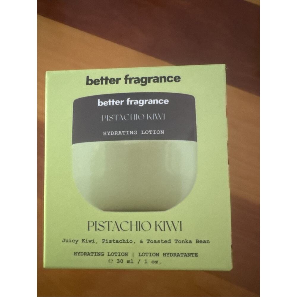 Pistachio Kiwi Better Fragrance Hydrating Lotion 1 Oz NIB